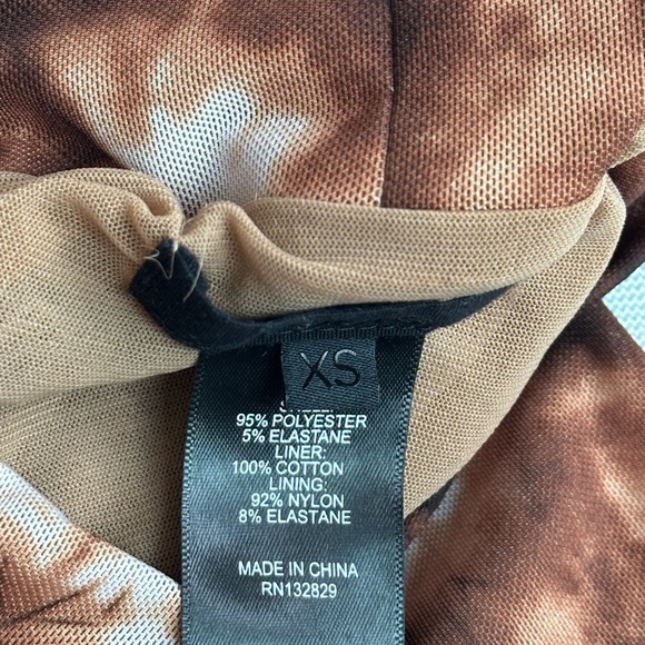 h:ours Monroe Bodysuit - Brown Tie Dye - Picture 10 of 10